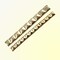1 Yard Gold Stud Iron On Tape Trim 1/2 Inch Metallic Accent Strip